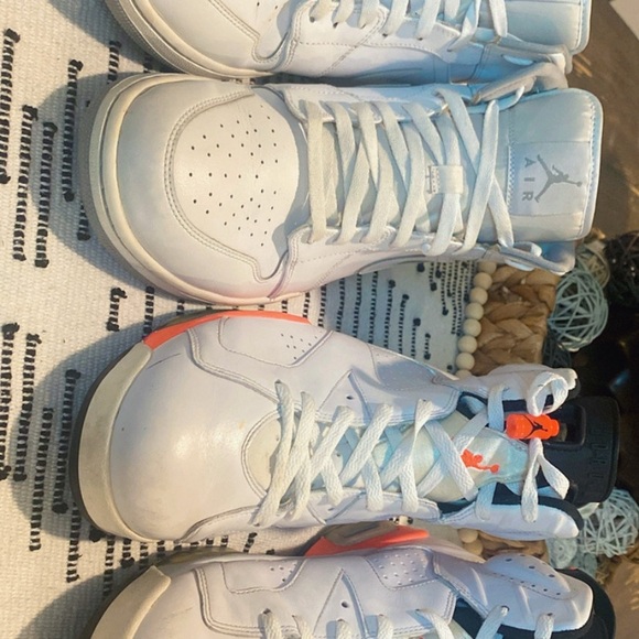 2 Pairs of Air Jordans Sz 13 Jordan 1 & Jordan 6 Infrared - Picture 6 of 6